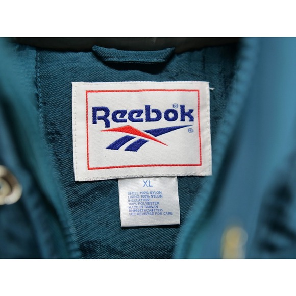 Vintage 90's NFL Reebok Philadelphia Eagles Zip XL Windbreaker Jacket Deadstock - Picture 4 of 16